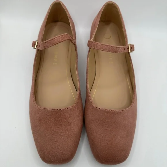 Journee Collection Rosewood Suede Mary Jane Flats - Picture 5 of 9